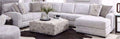 Zaftig Parchment Beige Sectional Collection - Parchment Beige 969