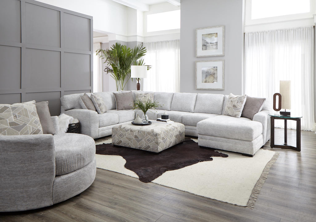 Zaftig Parchment Beige Sectional Collection - Parchment Beige 969
