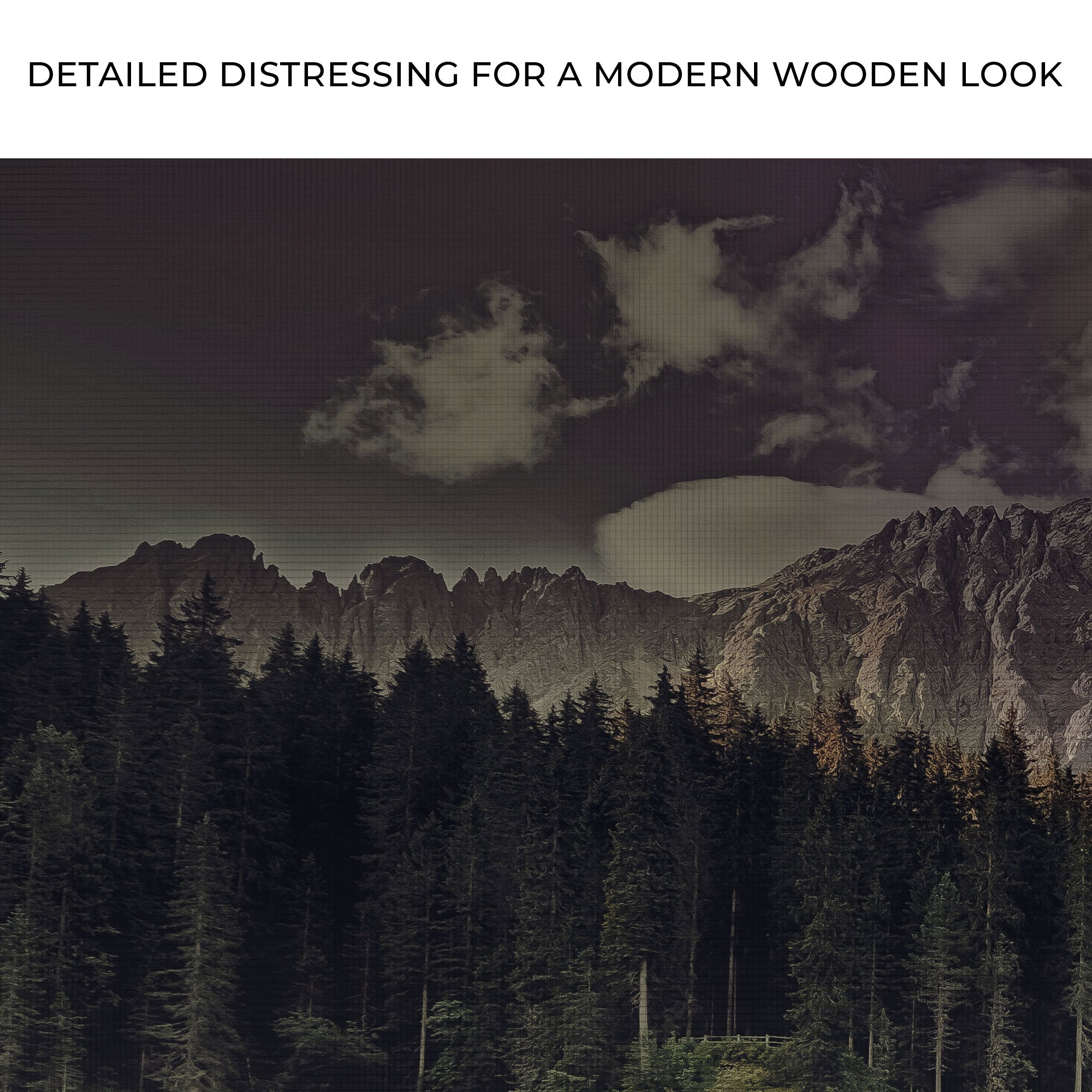 Full Moon Setting Canvas Wall Art