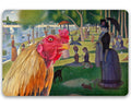 A Sunday Afternoon on the Island of La Grande Painting - Interrupted Rooster - Metal Sign