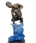 Narcissus' Reflection Statue: Introspection and Identity | Mythological Character Figurine |Myths and Legends Statue |Fantasy Art Home Decor