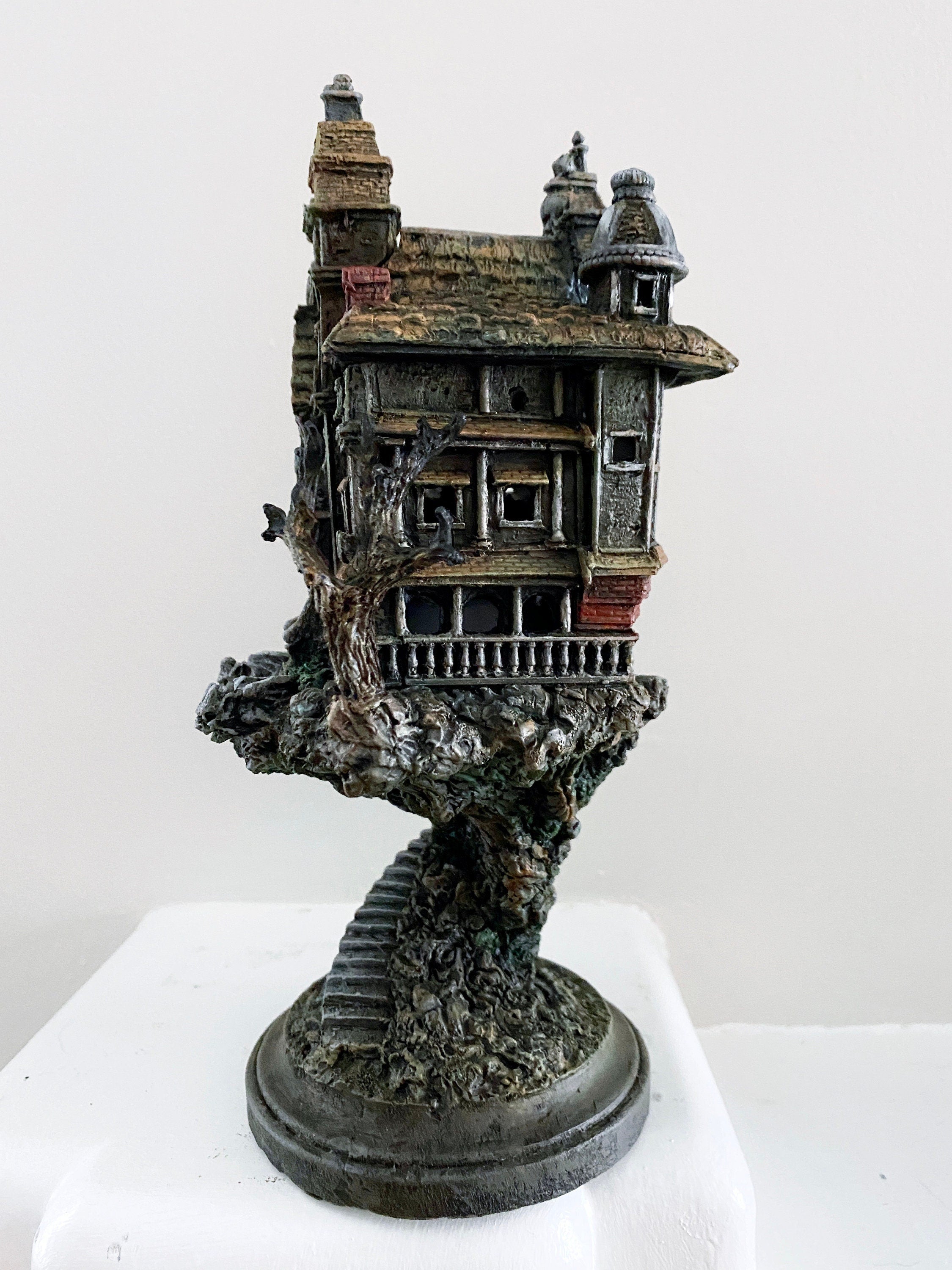 Haunted Mansion, with LED tea light, Full Color