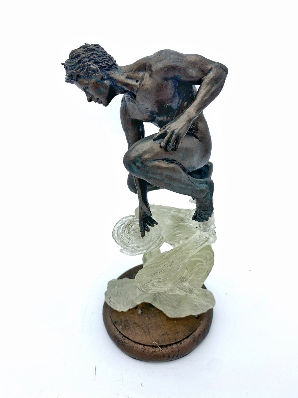 Narcissus' Reflection Statue: Introspection and Identity, Translucent Version