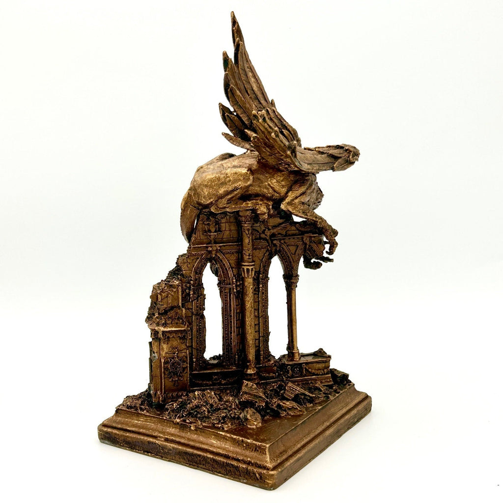 Griffin Statue, bronze finish