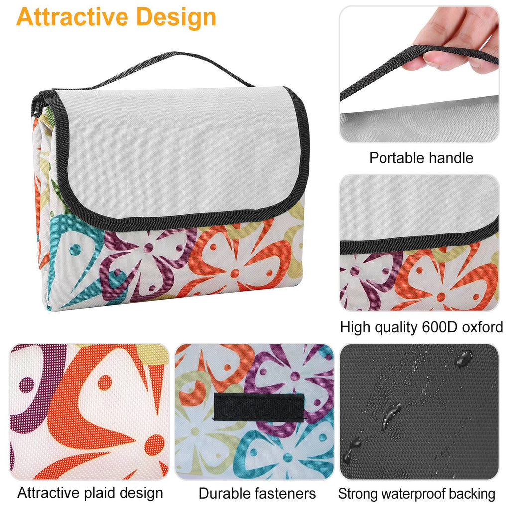 GBruno 60" x 78" Waterproof Picnic Blanket