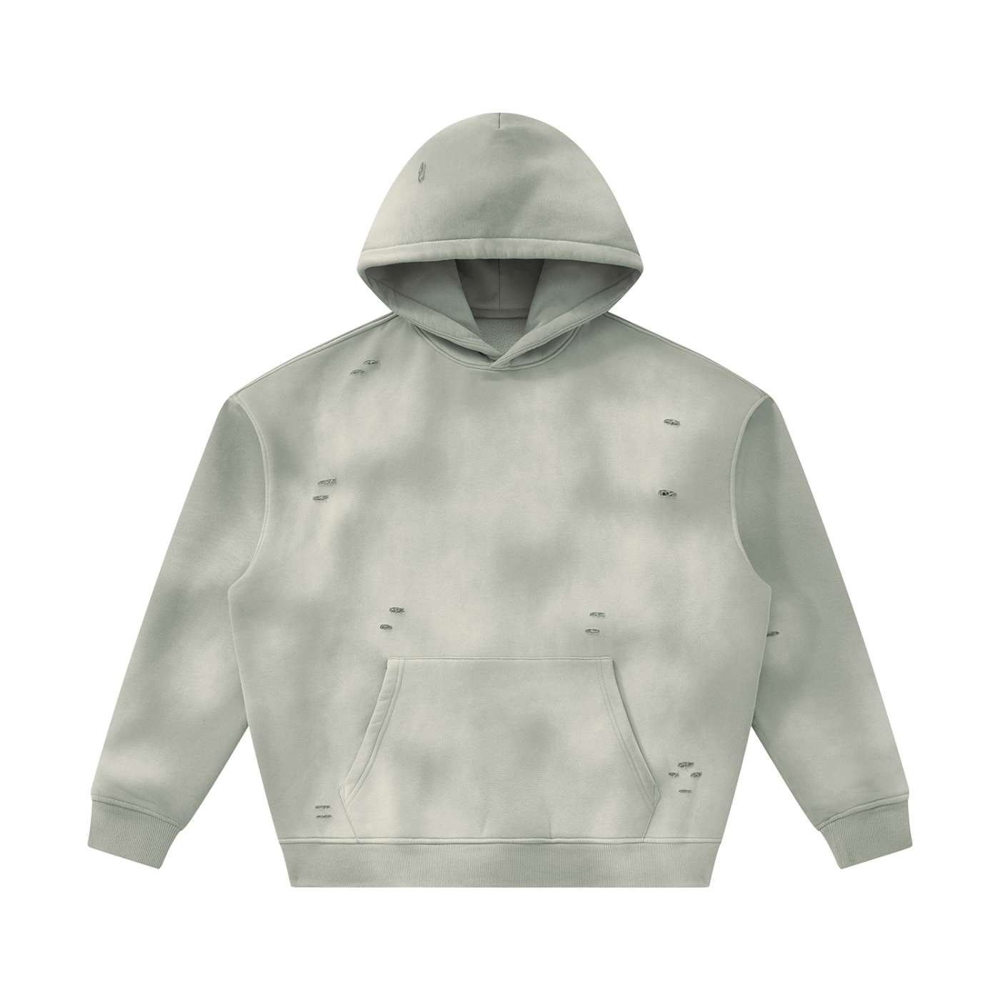 Loki & Ivy Unisex Sunfade Frayed Fleece Hoodie