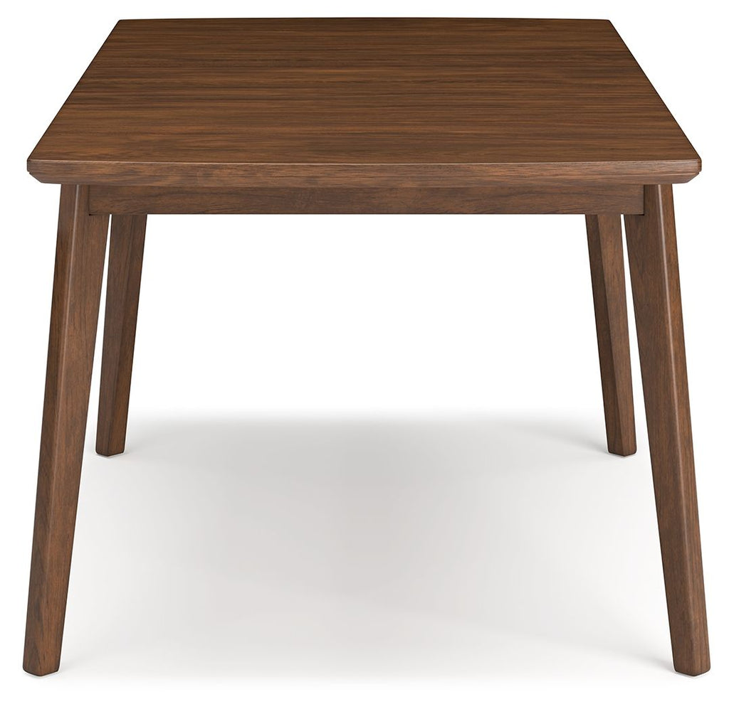 Lyncott - Rectangular Dining Room Butterfly Extension Table - Brown