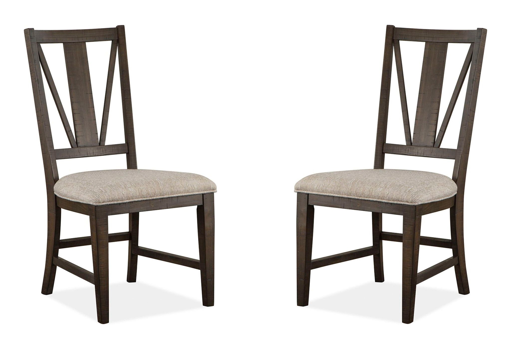 Westley Falls - Dining Side Chair With Upholstered Seat (Set of 2) - Graphite