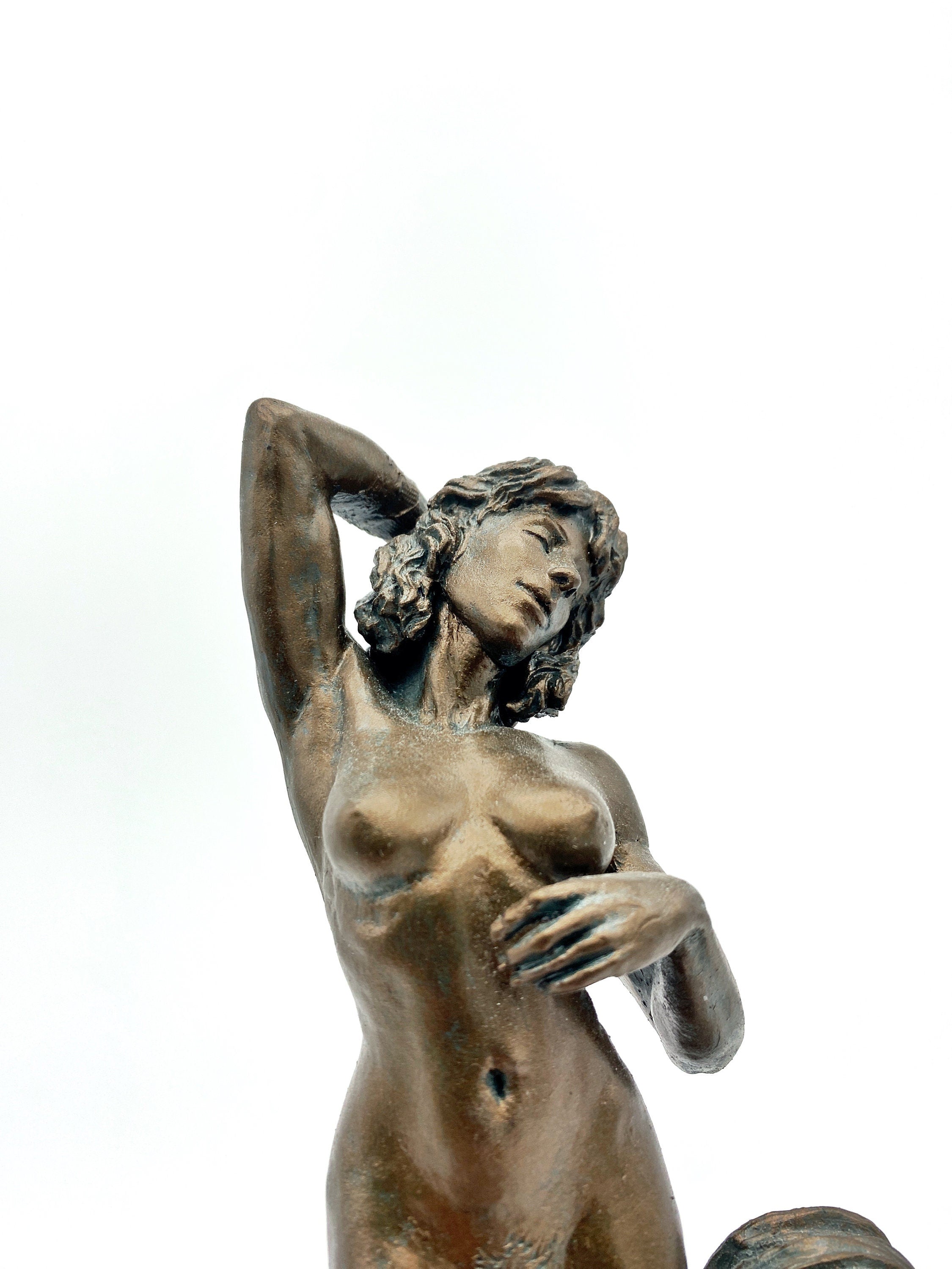 Amour- Propre: Trans Pride Statue, Hand Painted Resin Sculpture | Classical Art Transgender Figurine | LGBTQ Art for Home Decor