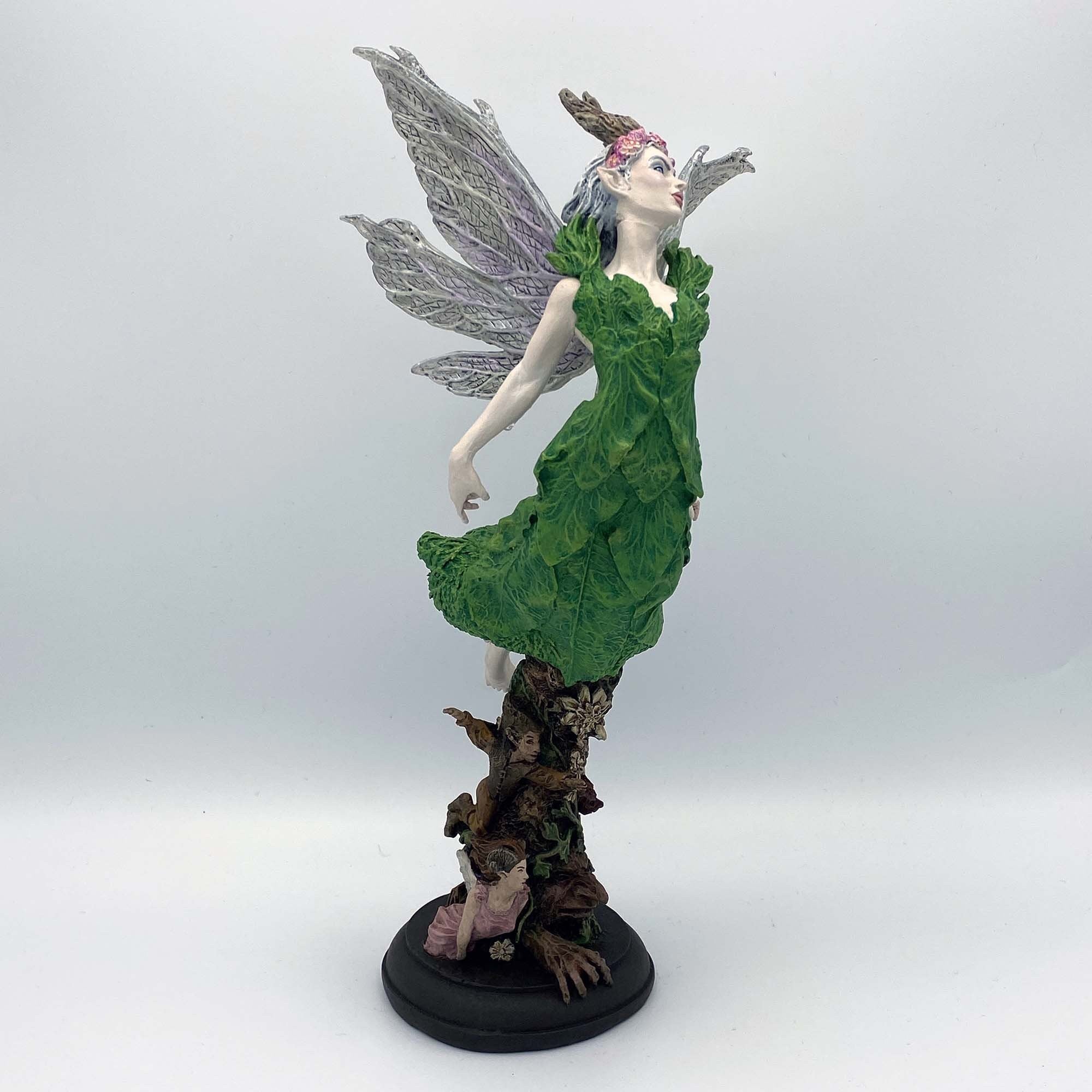 Titania, Queen of the Fairies Statue, Hand Painted Resin Sculpture | Mythic Elven Queen Figurine | Fairy Tale Character, Fantasy Art Decor