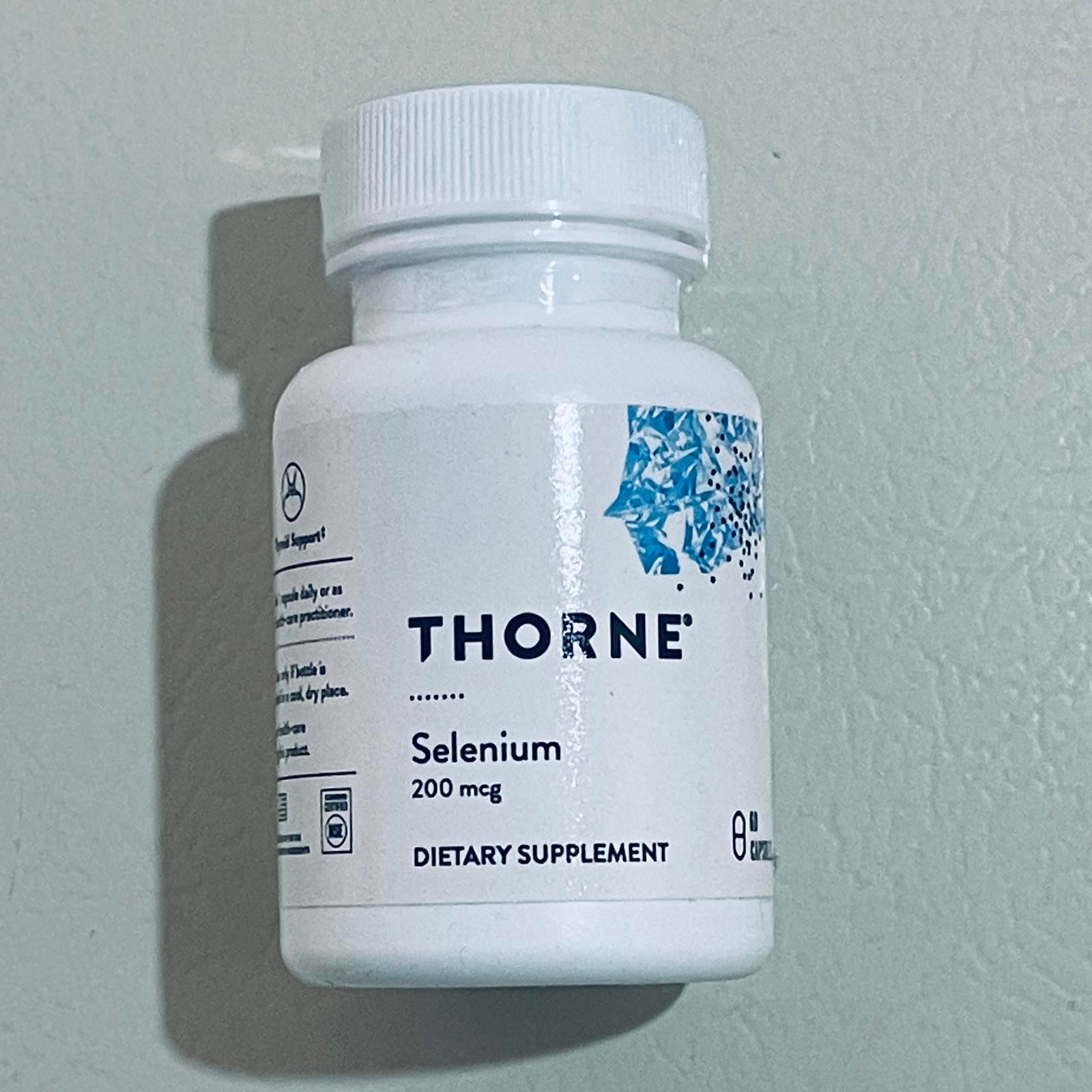 Thorne Selenium 200 mcg Dietary Supplement EXP 7/2027