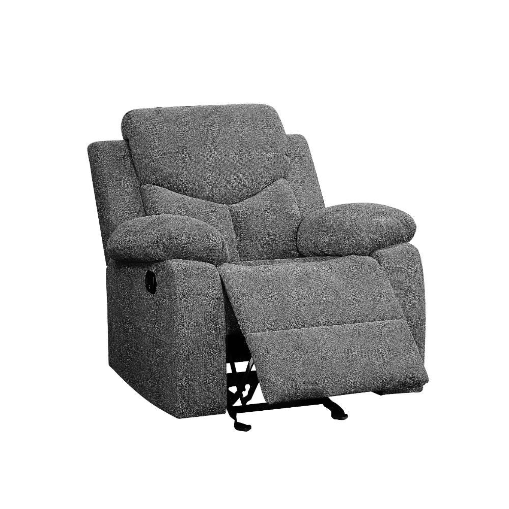 Kalen - Motion Glider Recliner - Gray Chenille