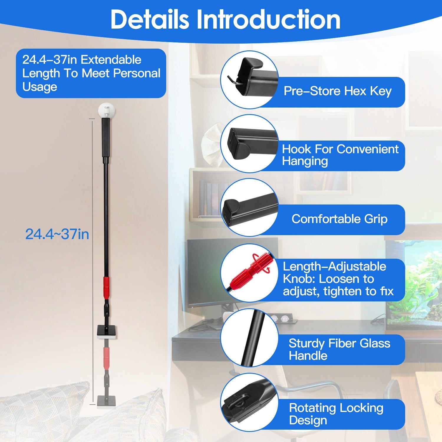 GBruno 6 In 1 Aquarium Cleaning Tools