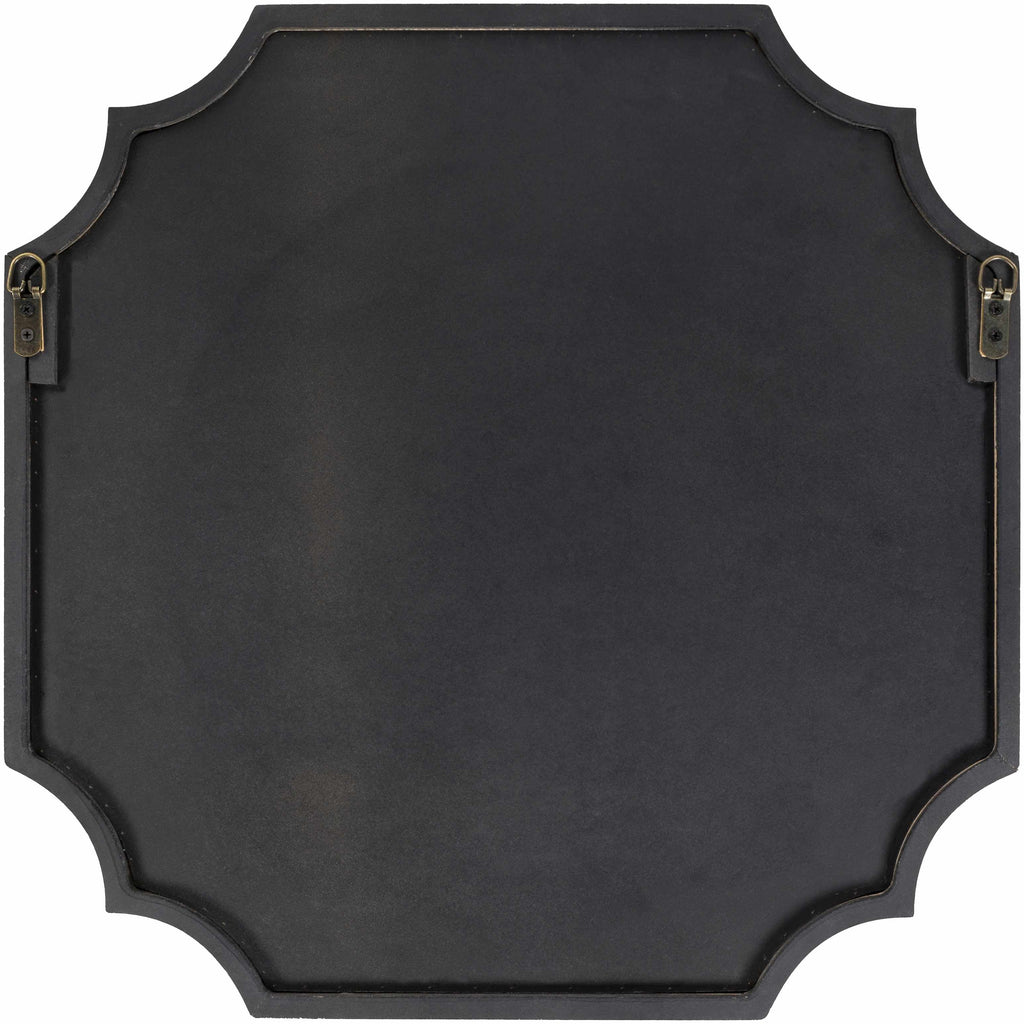 Abangay Gold Contemporary Wood Frame Mirror - Clearance