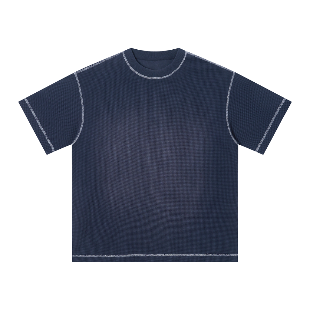 Loki & Ivy Unisex Sunfade Waffle Boxy T-Shirt