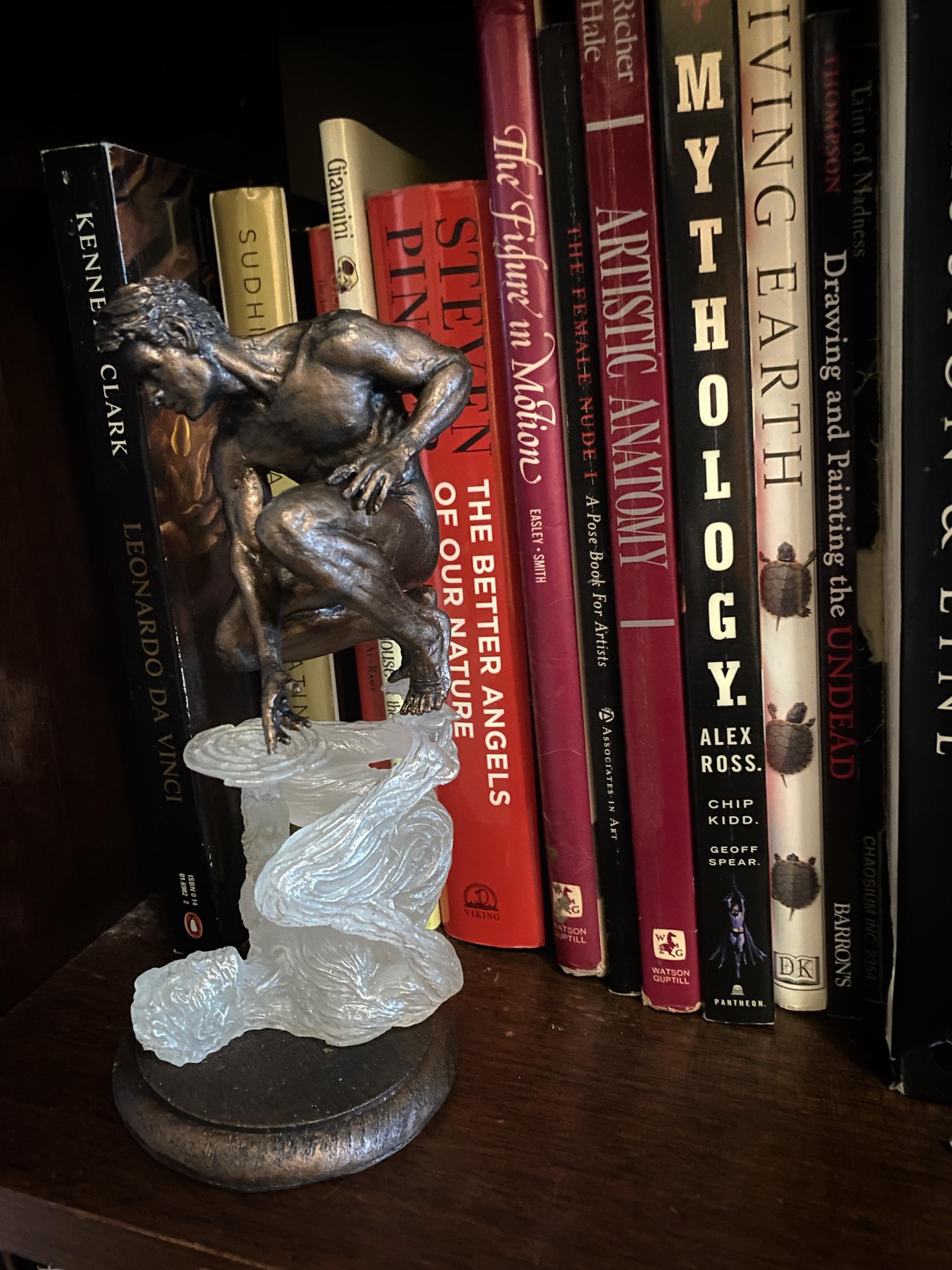 Narcissus' Reflection Statue: Introspection and Identity, Translucent Version