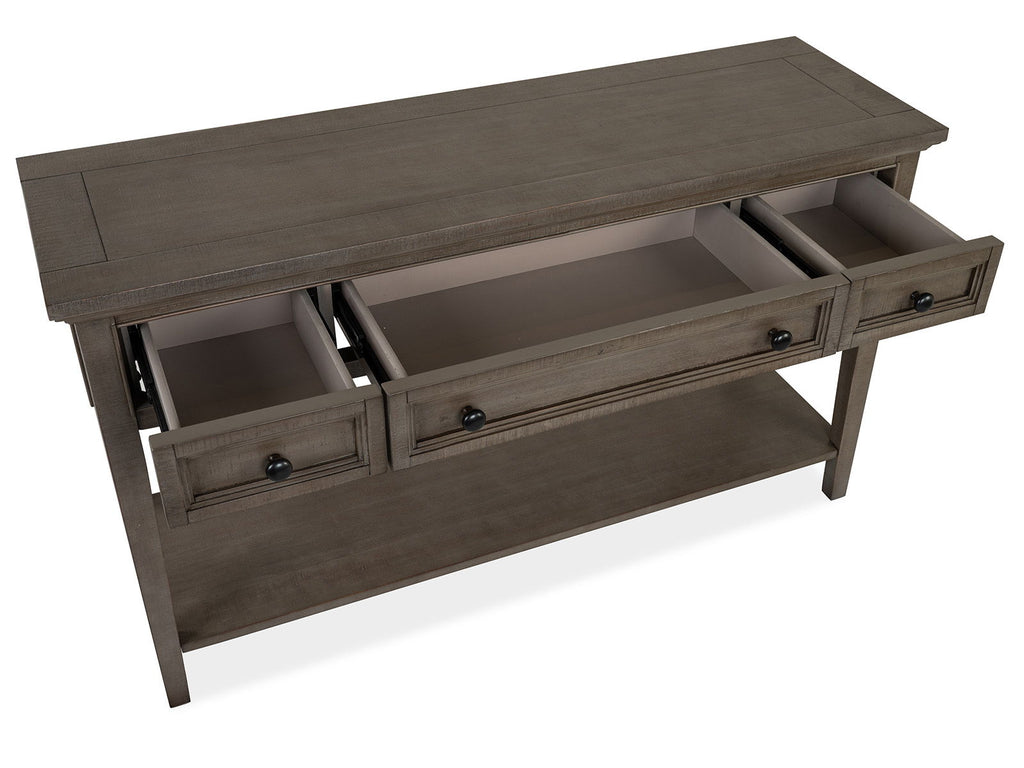Paxton Place - Rectangular Sofa Table - Dovetail Gray