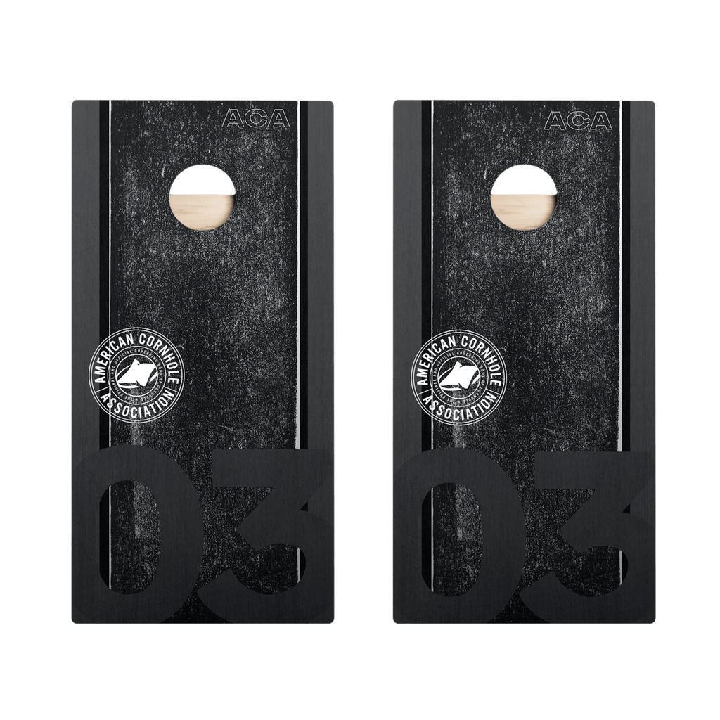 ACA Logo Black Grunge Star Cornhole Boards