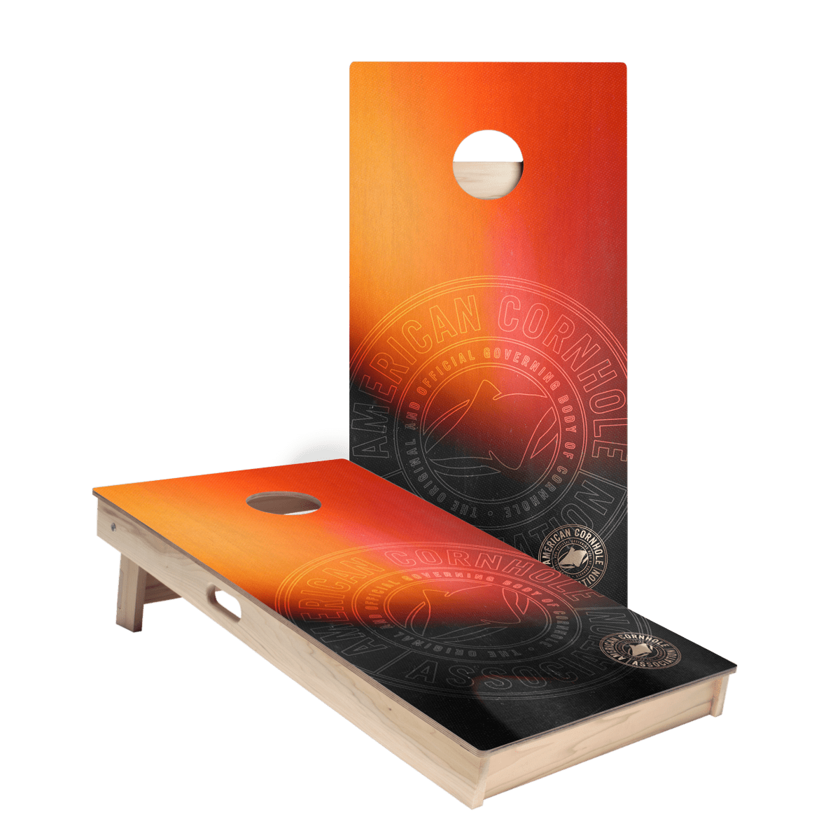 ACA Logo Rayflare Star Cornhole Boards