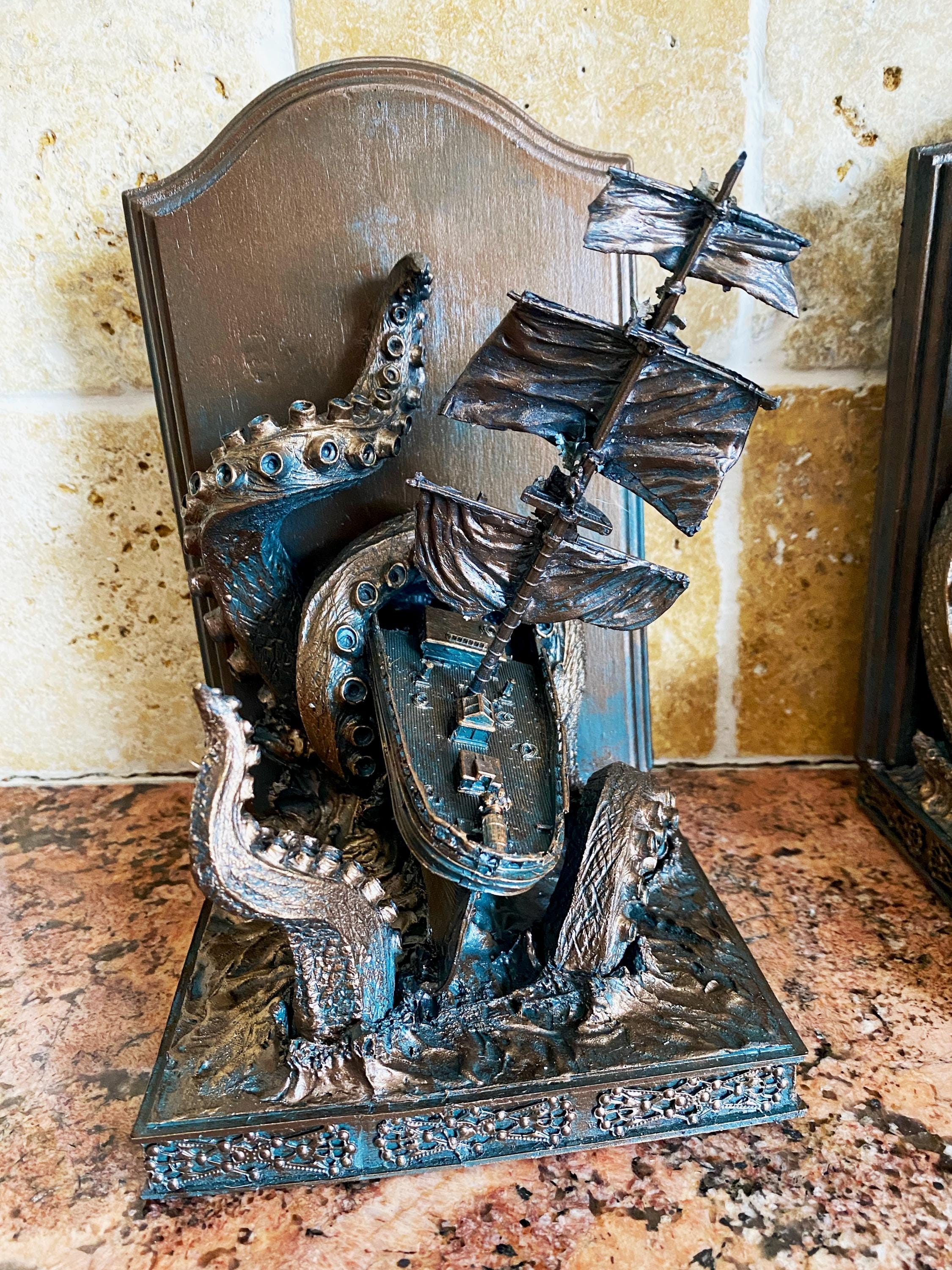 Kraken Bookends, Limited Edition