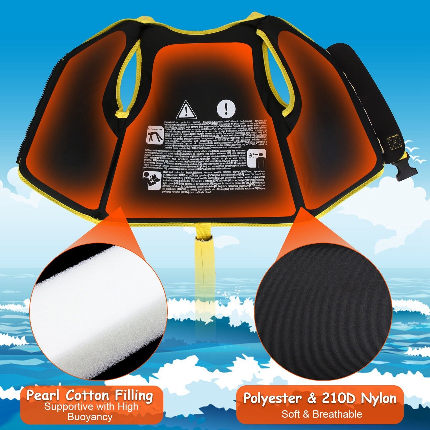 GBruno Swim Vest For Kids Float Jacket