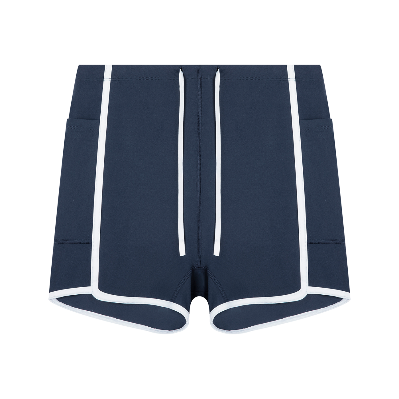 Loki & Ivy Women's High Rise Color Block Yoga Shorts