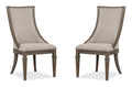 Lancaster - Dining Arm Chair With Upholstered Seat & Back (Set of 2) - Dovetail Gray
