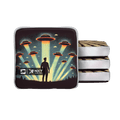 Alien Ambush Blue NXT Lumi-Tek Cornhole Bags