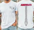America's Backbone T-Shirt- WHITE