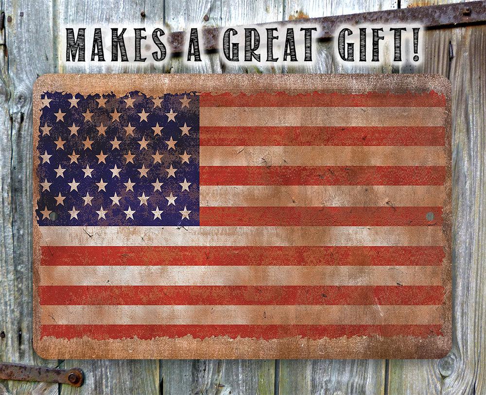 American Flag - Metal Sign