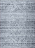 Barny Gray Blue Washable Rug - Clearance