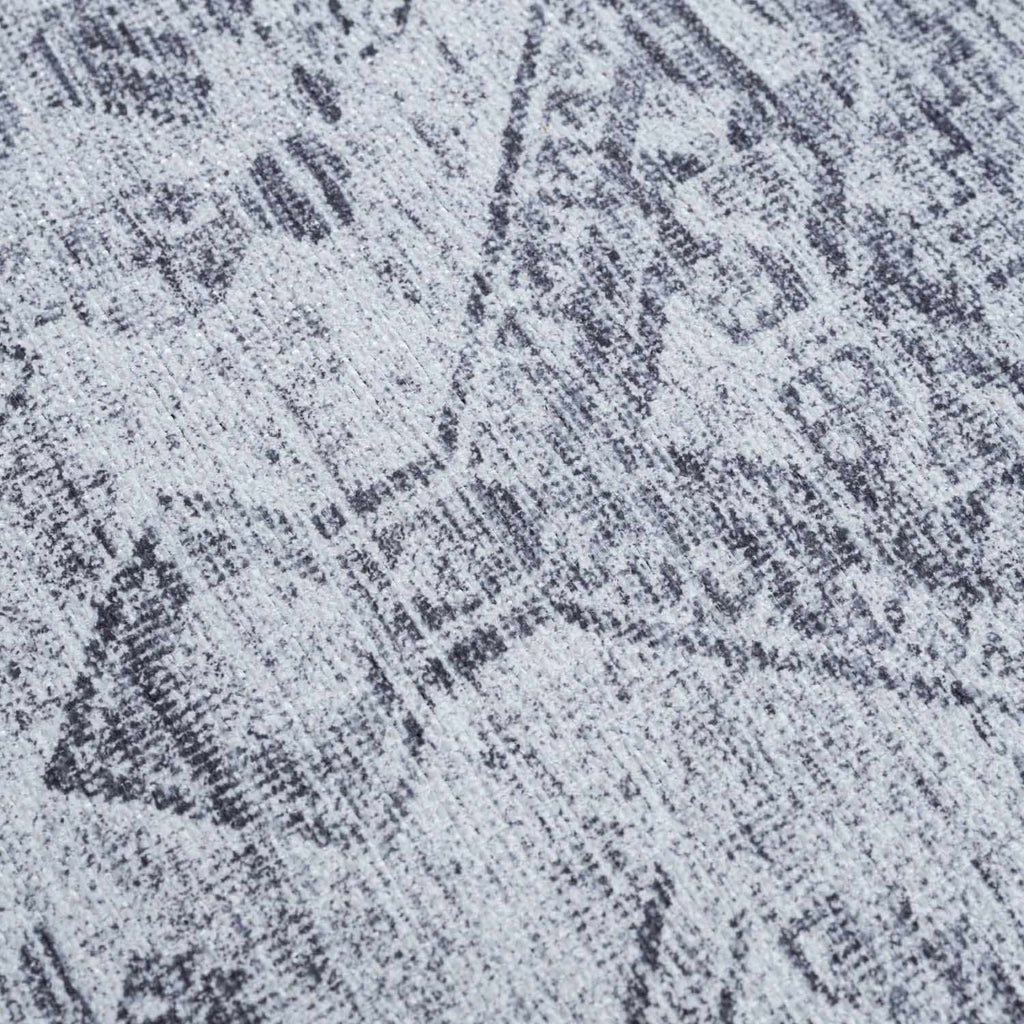 Barny Gray Blue Washable Rug - Clearance
