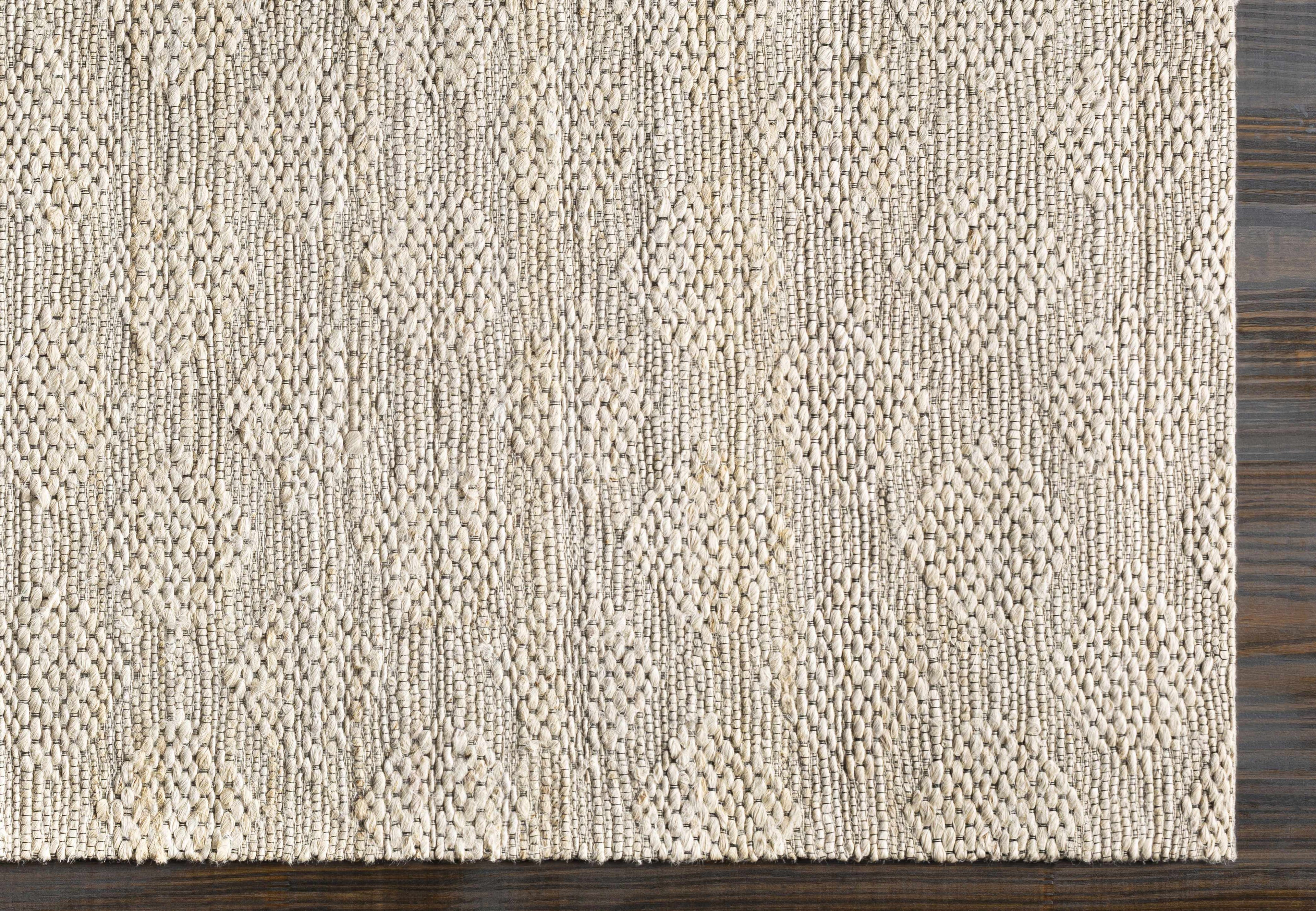 Angaston Beige Hand-Woven Jute Rug - Clearance