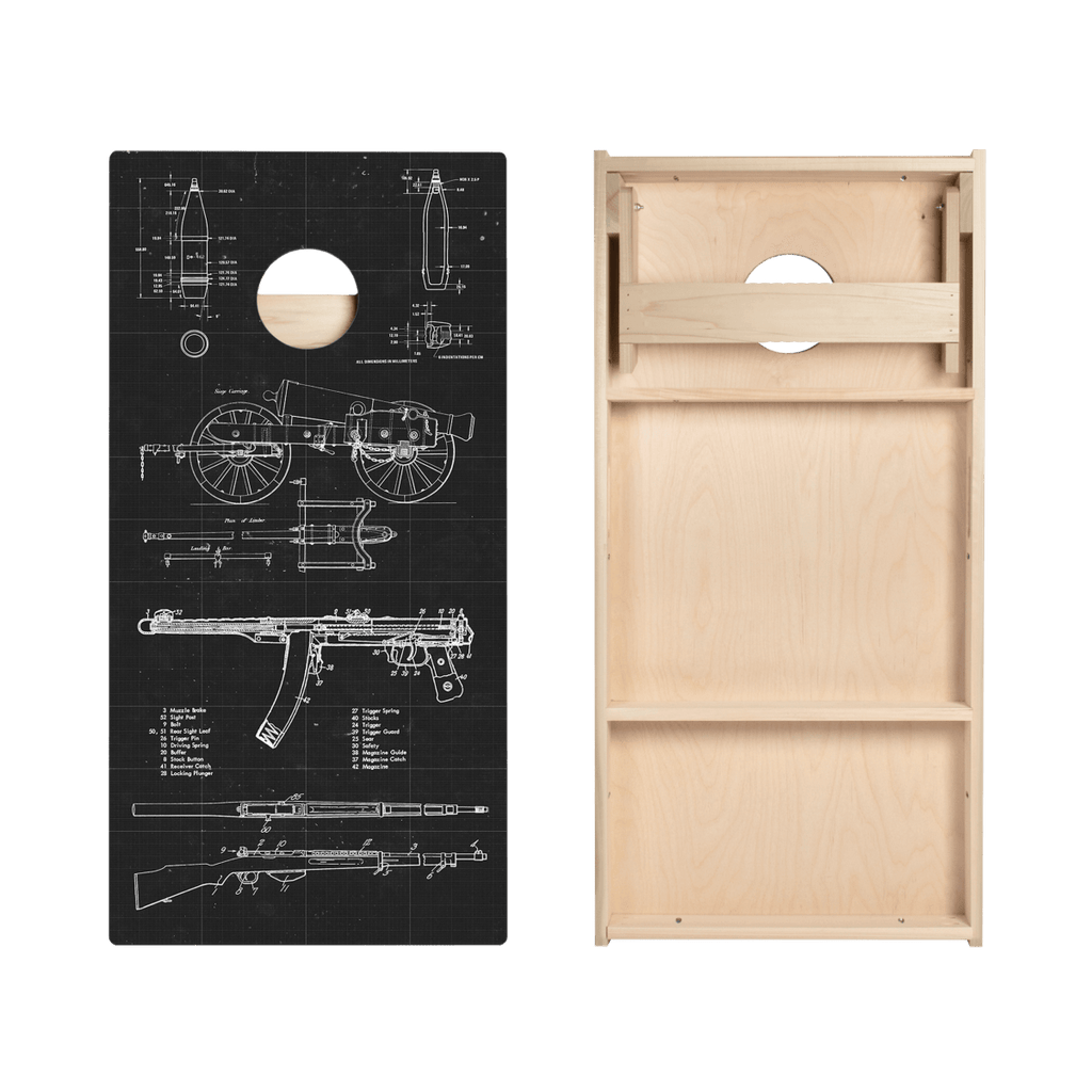 Arms Drawings Star Cornhole Boards