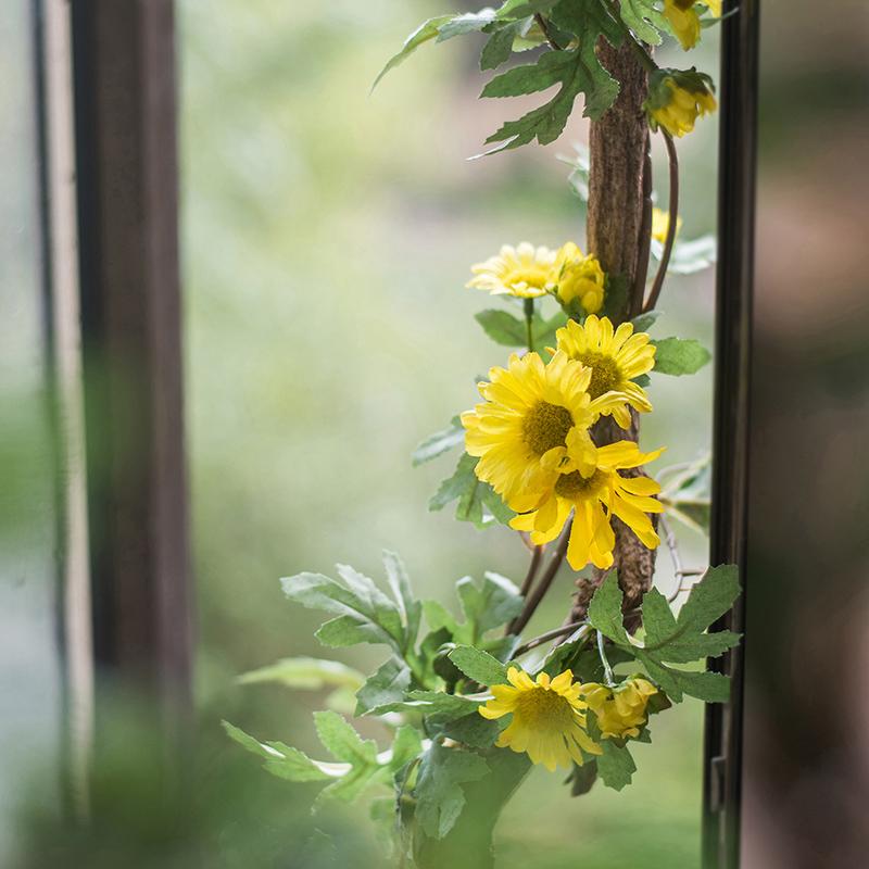 Artificial Sunflower Vine 67" Long