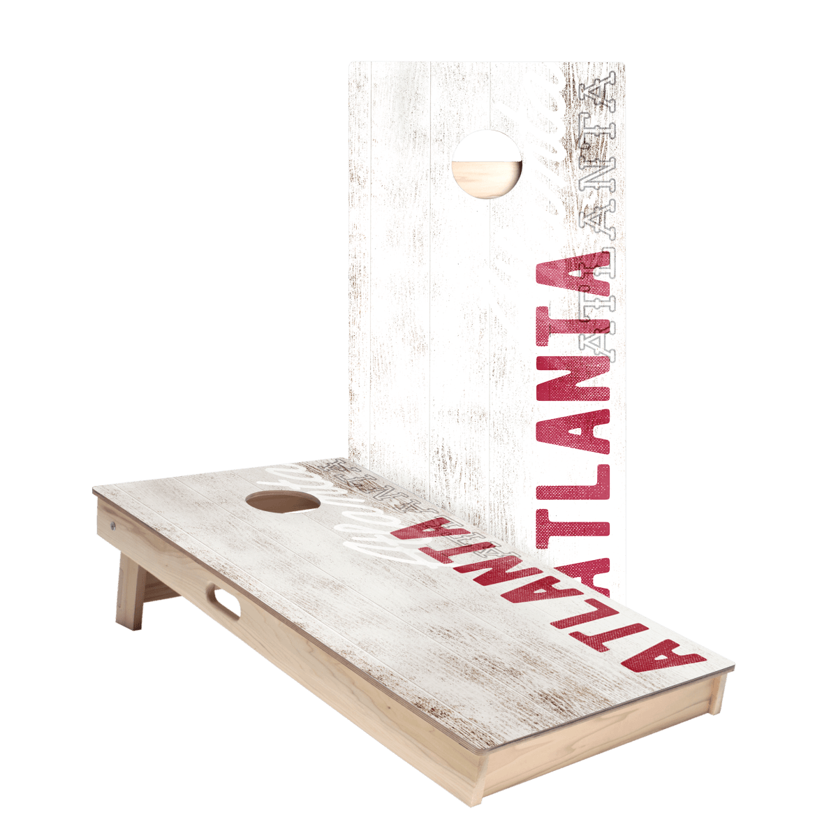 Atlanta Football Vintage Gameday Star Cornhole Boards