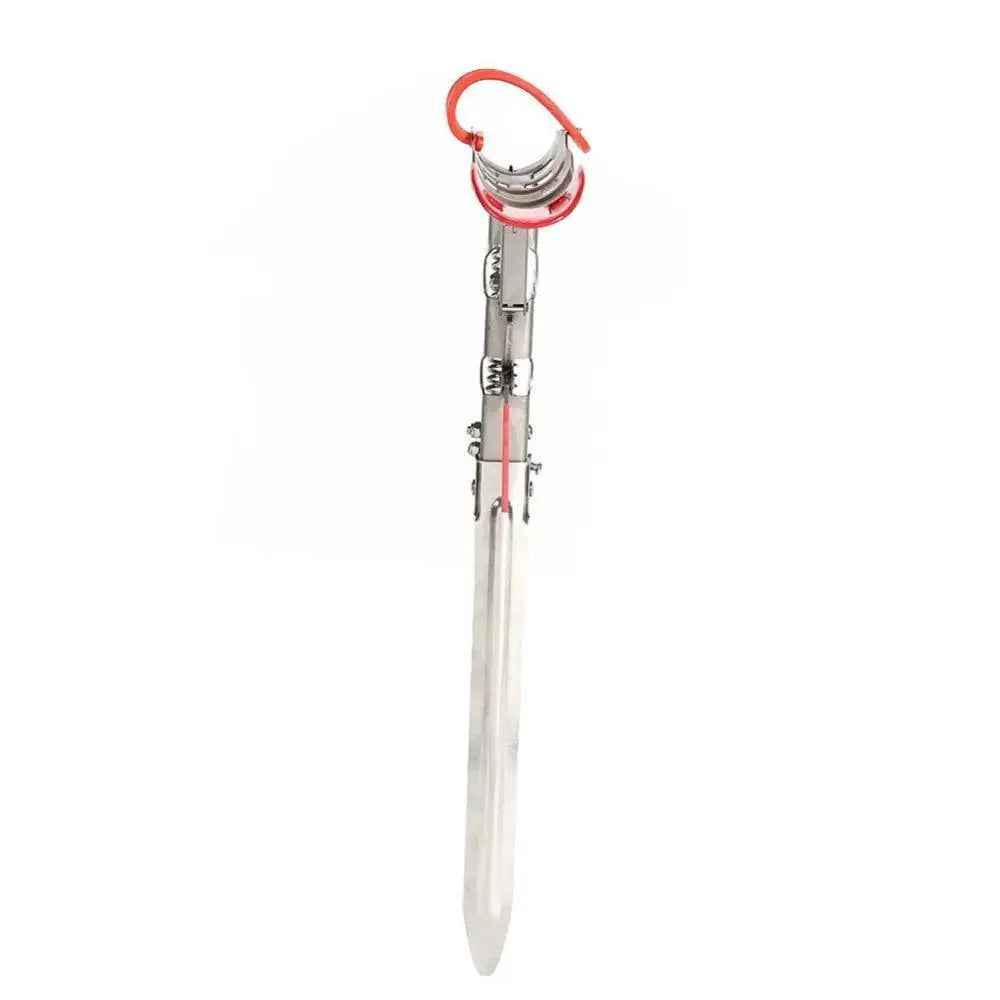 Automatic Stainless Steel Fishing Double Spring Angle Pole Foldable Anti-Rust Steel Fishing Pole Holder Fishing Accessories