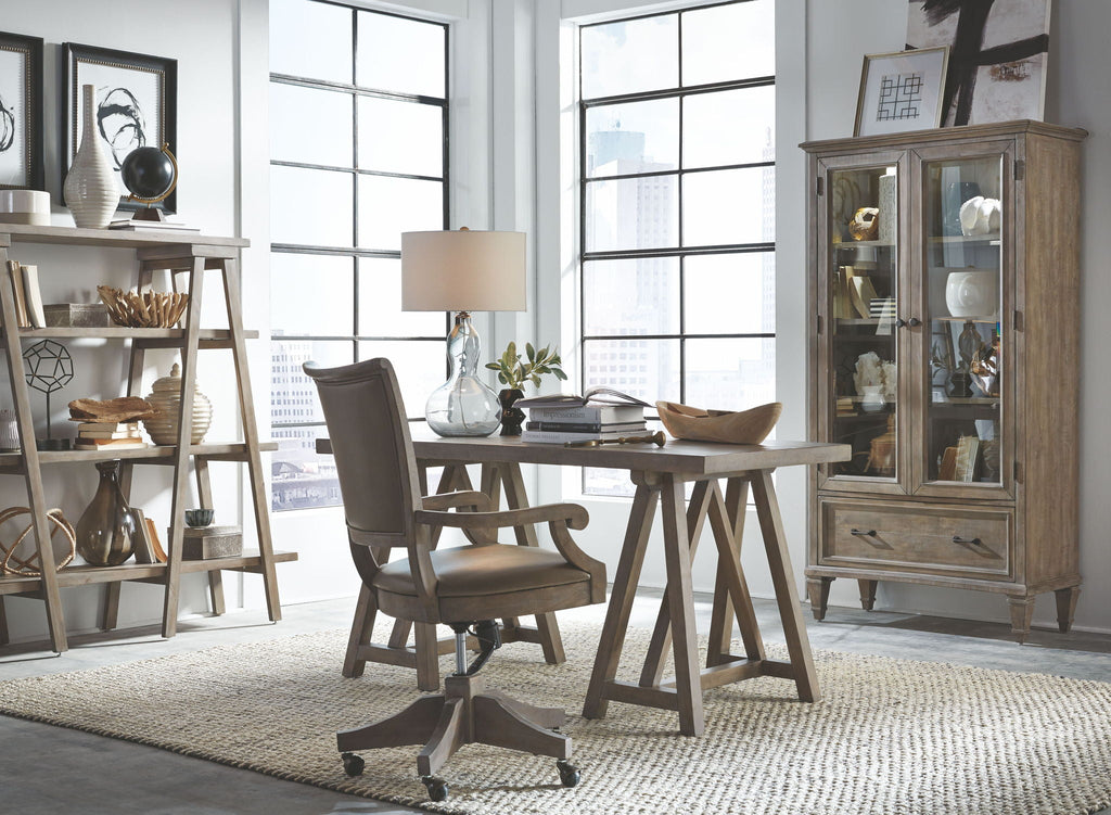 Lancaster - Door Bookcase - Dove Tail Gray