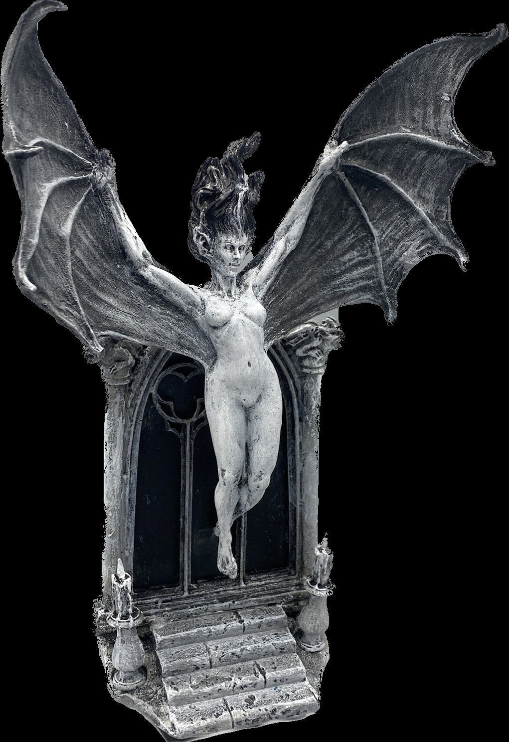 Carmilla the Vampire Statue, Hand Painted Resin Sculpture | Legendary Vampire Figurine |Victorian Gothic Horror|Gothic Gift and Spooky Decor