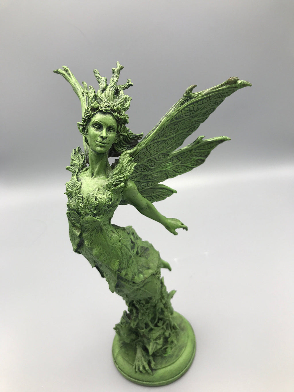 Titania, Queen of the Fairies Statue, Hand Painted Resin Sculpture | Mythic Elven Queen Figurine | Fairy Tale Character, Fantasy Art Decor