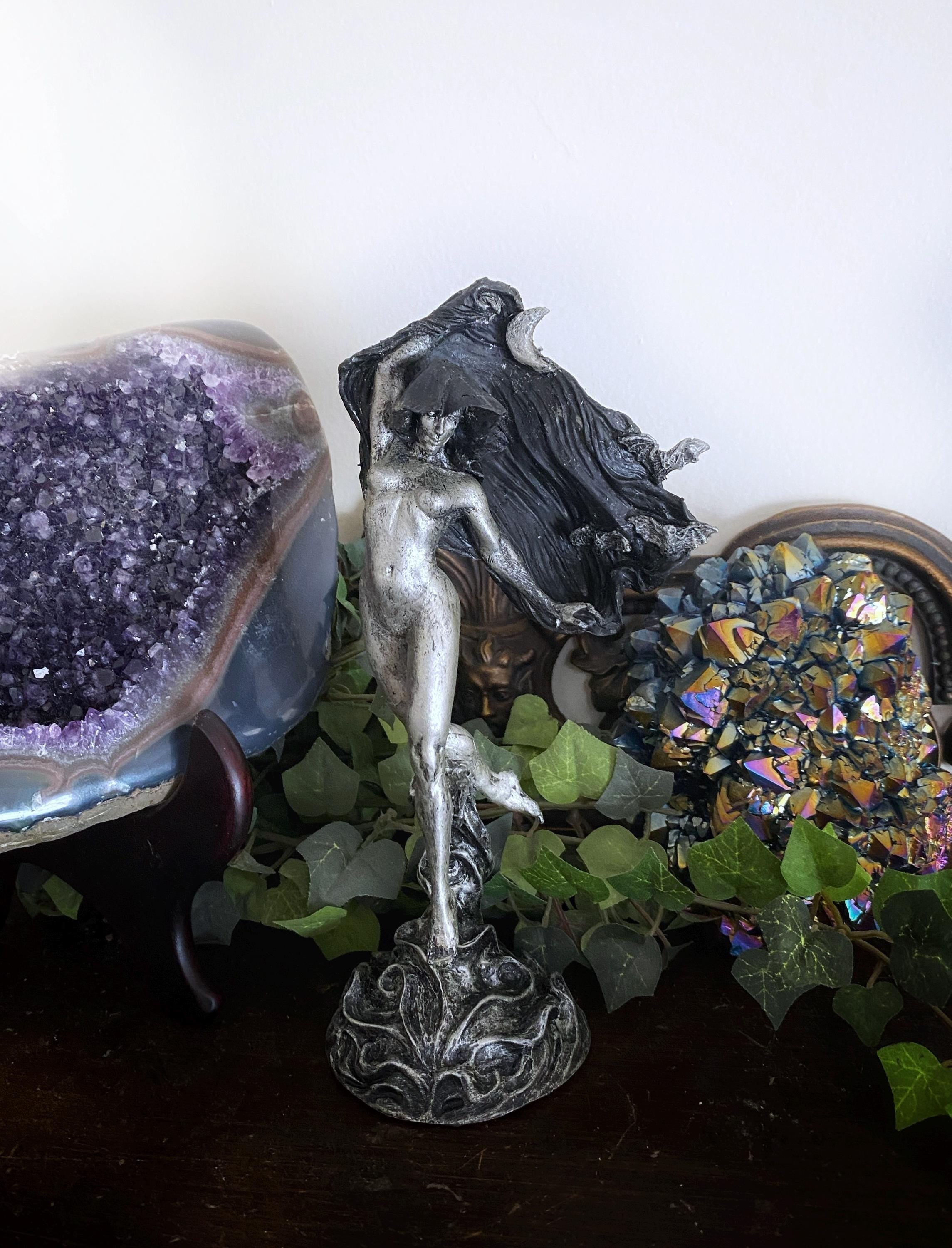 Nyx, the Goddess of the Night Statue, Half Scale | Mythological Deities Figurine | Myths and Legends Character| Mythic Art for Gothic Decor