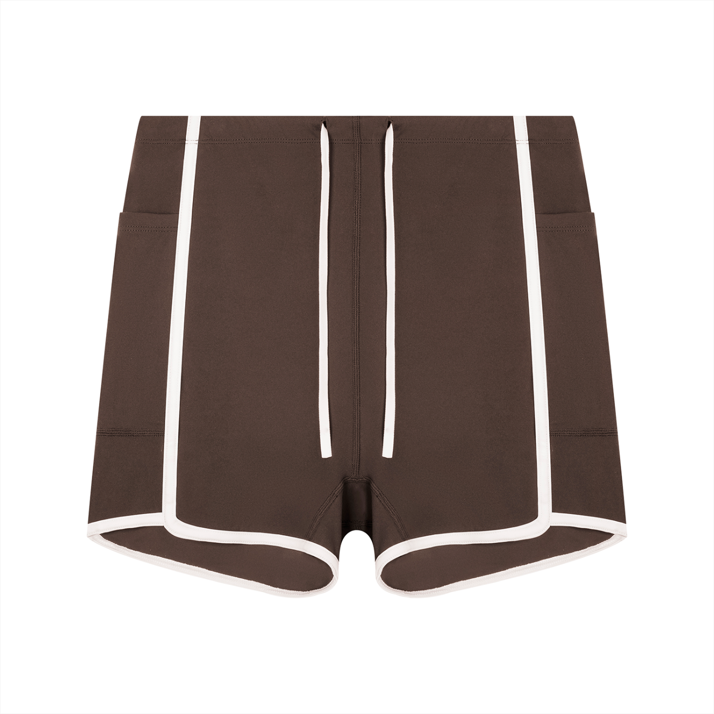Loki & Ivy Women's High Rise Color Block Yoga Shorts