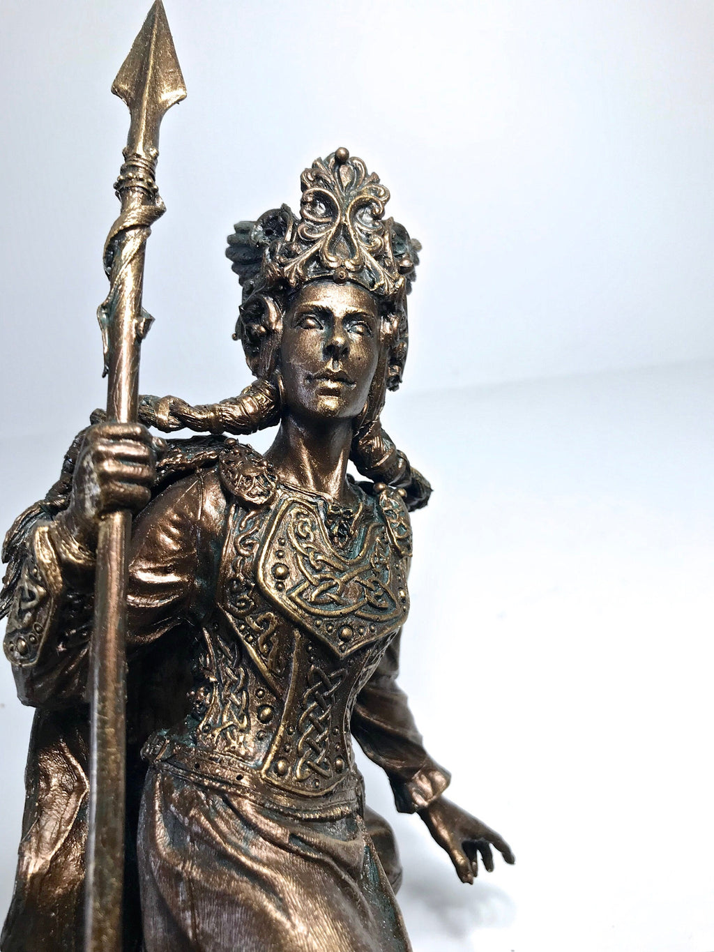 Freya Bust, Hand Painted Resin Sculpture | Norse Mythology Figurine | Myths and Legends Goddess Freya Statue, Fantasy Art Home Decor