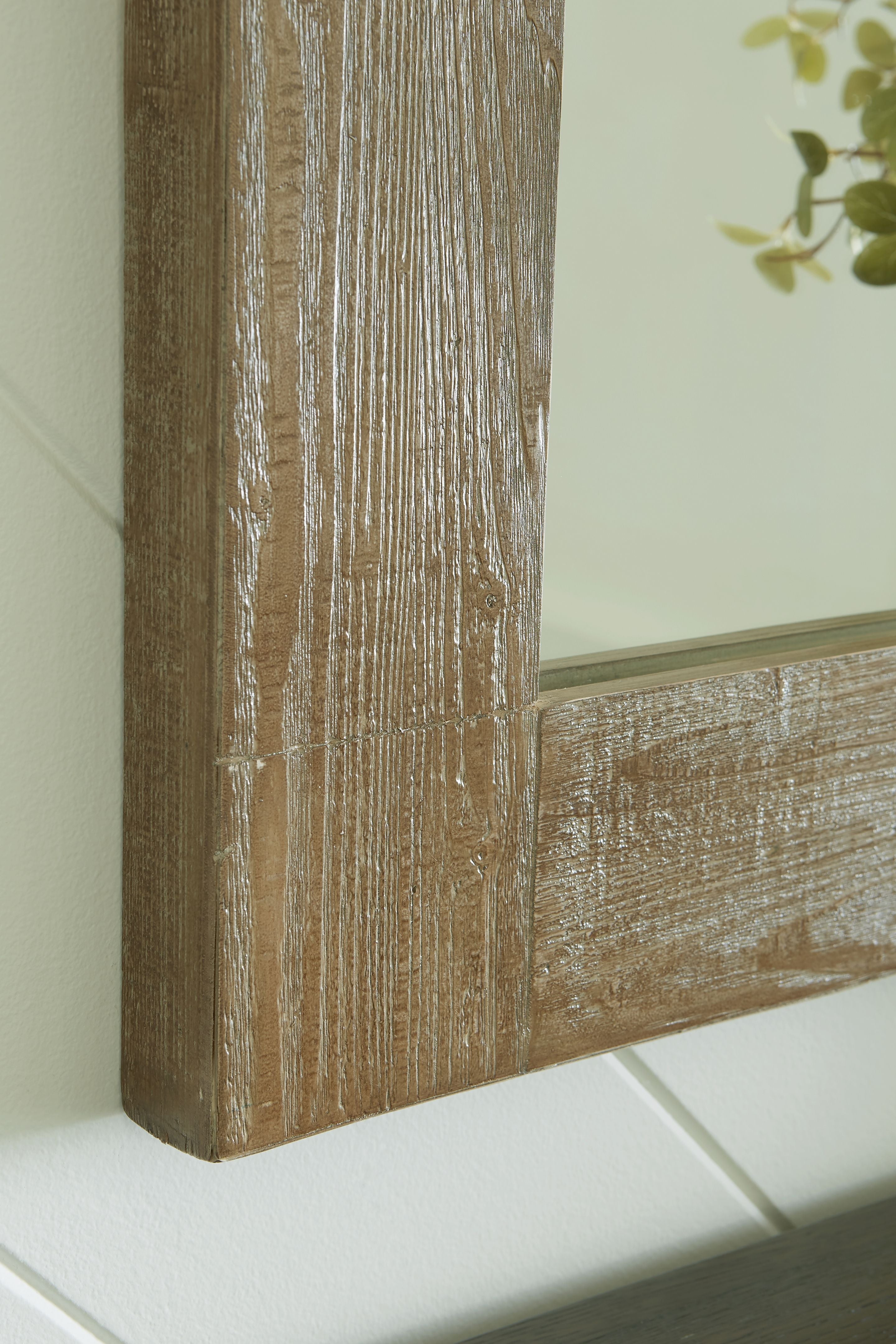 Waltleigh - Accent Mirror - Distressed Brown