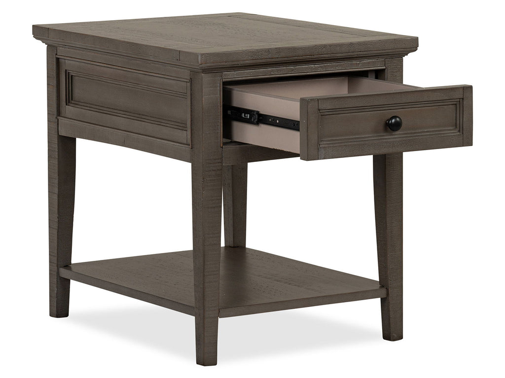 Paxton Place - Rectangular End Table - Dovetail Gray