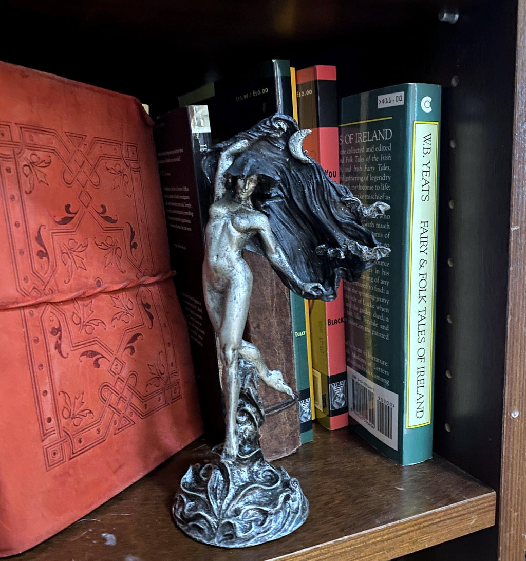 Nyx, the Goddess of the Night Statue, Half Scale | Mythological Deities Figurine | Myths and Legends Character| Mythic Art for Gothic Decor