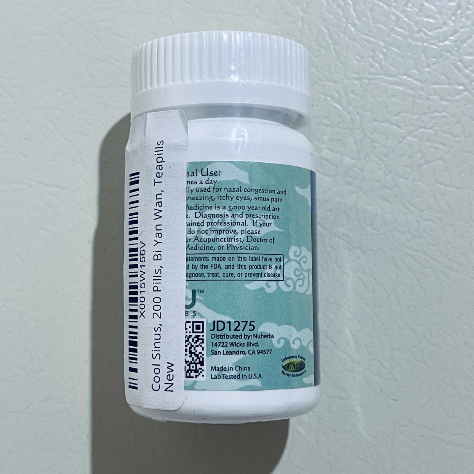 Jade Dragon Cool Sinus Herbal Supplement 200 Pills EXP 11/2028