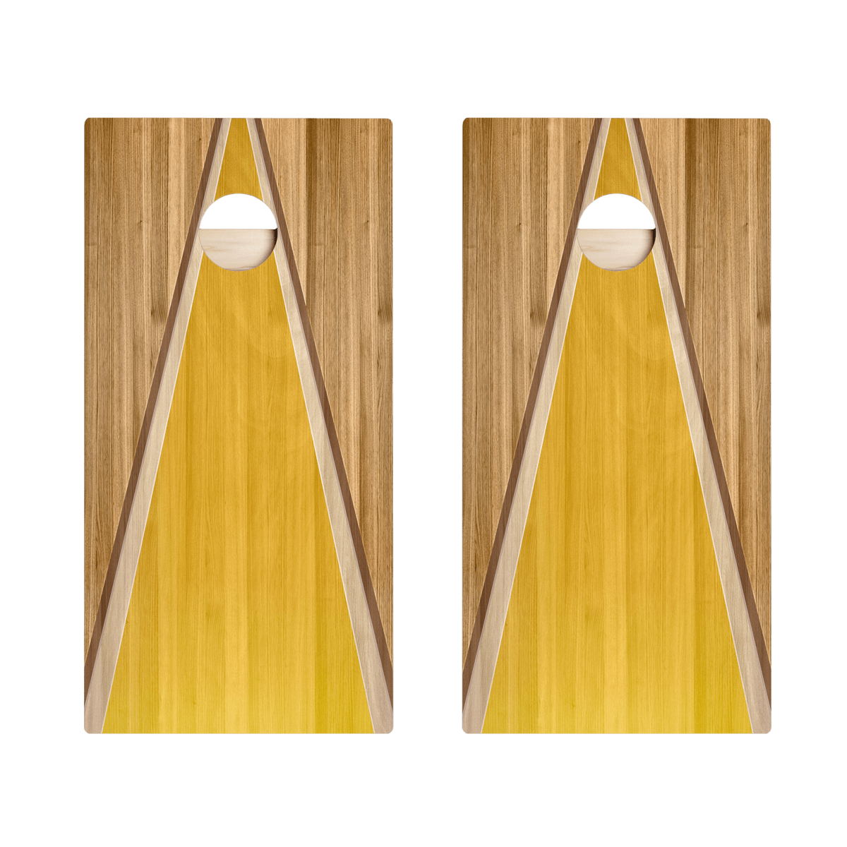 Bamboo Classic Triangle Star Cornhole Boards