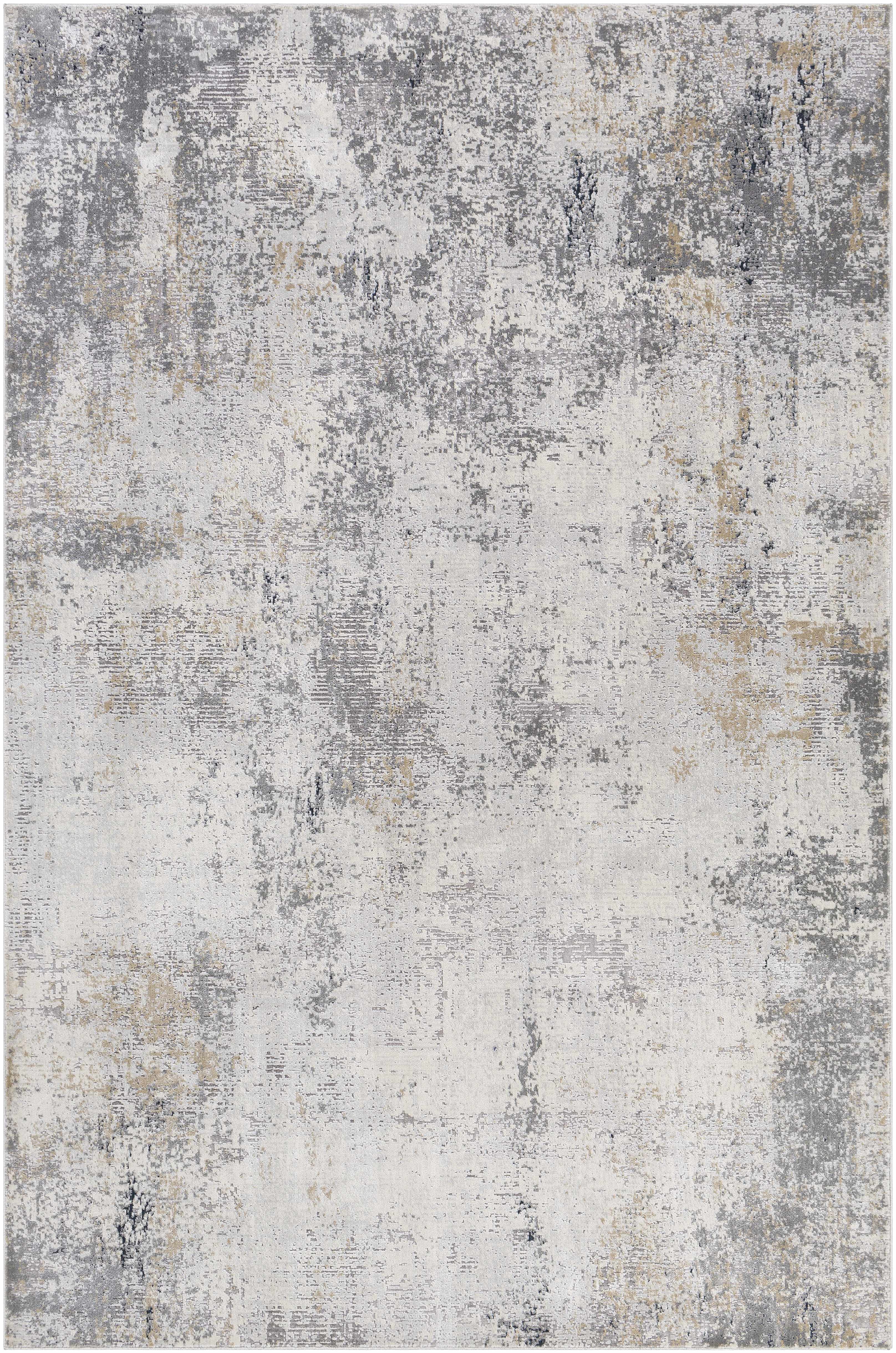 Baranduda Abstract Gray Luxe Rug - Clearance