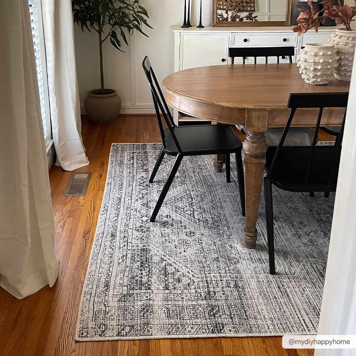 Barny Gray Blue Washable Rug - Clearance